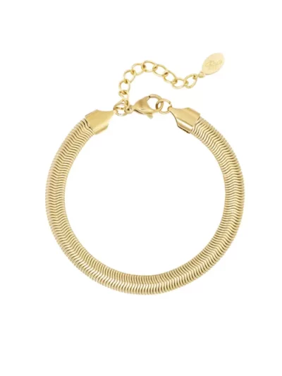 Yehwang Yehwang Armband plat grof | Goud