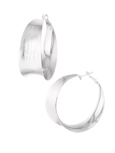 Yehwang Yehwang Oorbellen holy hoop | Zilver