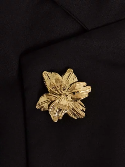Yehwang Yehwang Broche flower flow | Zilver