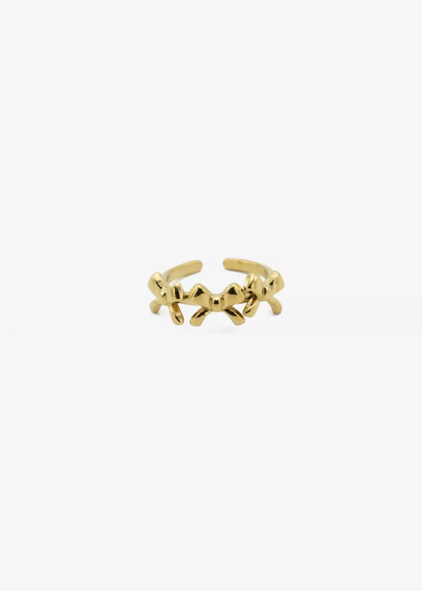 Mi Vida Mi Vida Ring strikjes | Goud