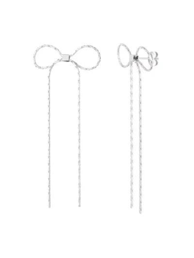 Yehwang Yehwang Beautiful Bows earrings | Zilver