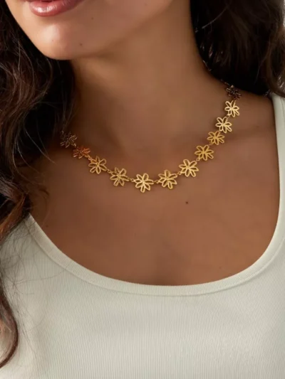 Yehwang Yehwang Flower Party ketting | Zilver