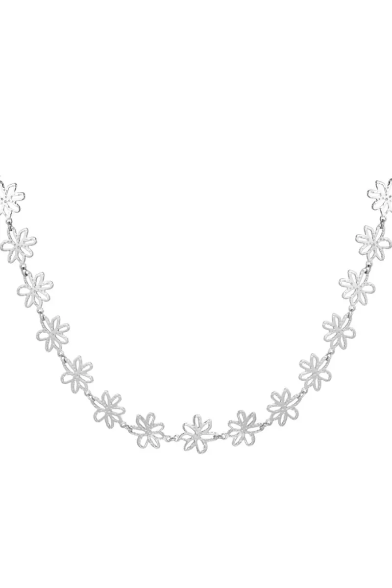 Yehwang Yehwang Flower Party ketting | Zilver