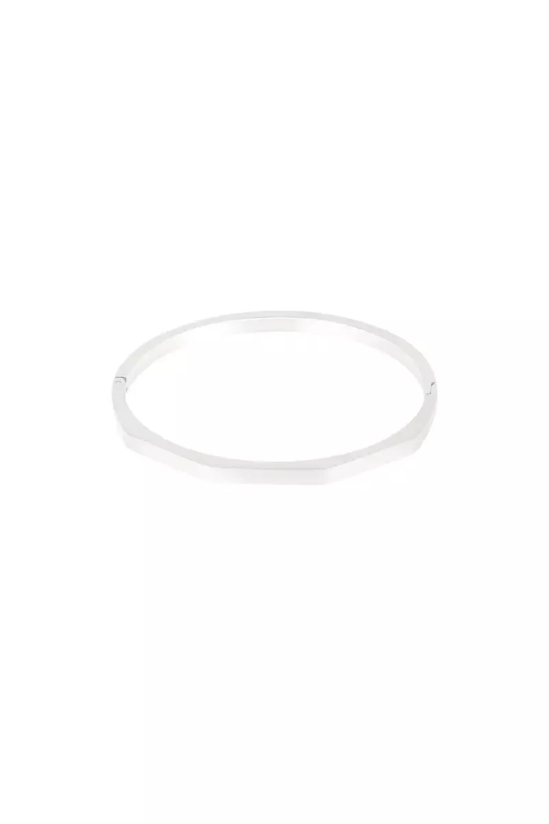 Yehwang Yehwang Gevormde slavenarmband | Zilver