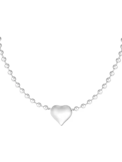 Yehwang Yehwang Ketting big heart | Zilver