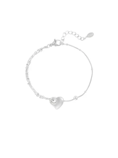 Yehwang Yehwang Love link armband | Zilver