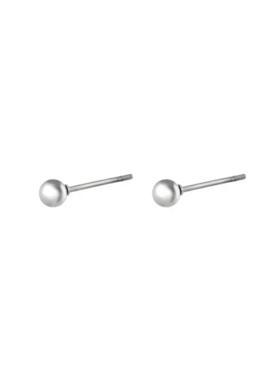 Yehwang Yehwang Oorbellen big dot | Zilver