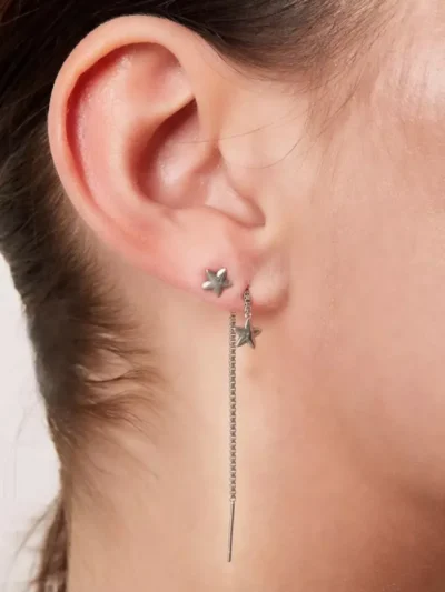 Yehwang Yehwang Oorknopjes Ster | Zilver