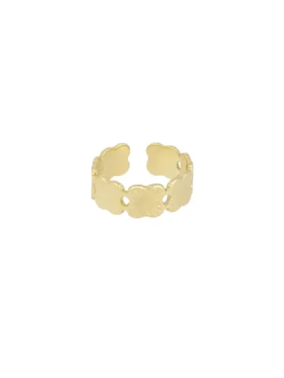 Yehwang Yehwang Ring connected clovers | Goud