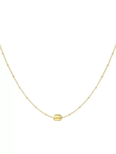 Yehwang Yehwang Simpele ketting met bolletje | Goud