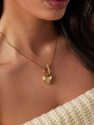 Yehwang Yehwang Slotketting met groot hart | Zilver