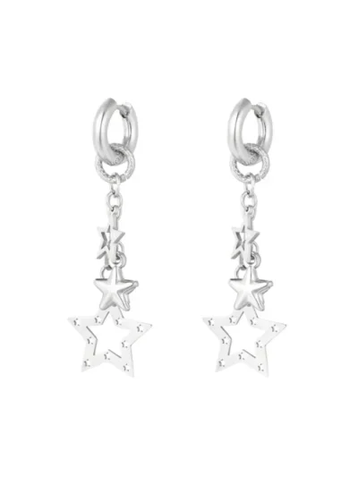 Yehwang Yehwang Oorbellen starry nights | Zilver