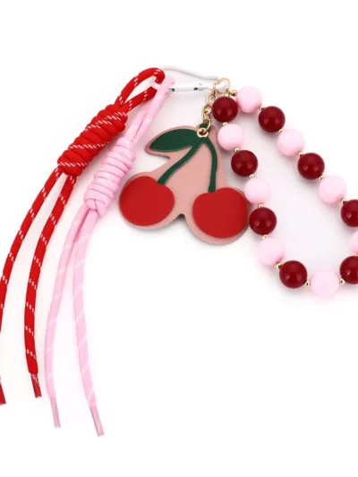 Michelle Michelle Tas hanger met kers | Rood