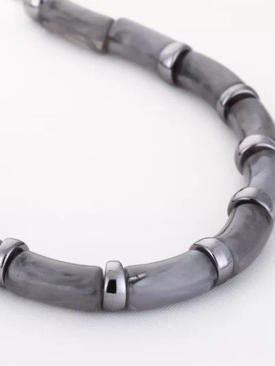 Sunsetfashio Sunsetfashio XL acrylic ketting | Grijs