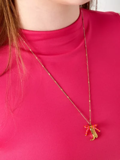 Yehwang Yehwang Cowboy laars ketting | Zilver