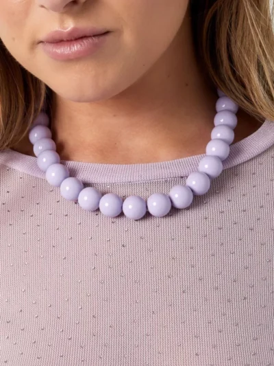 Yehwang Yehwang Grote gekleurde ketting | Rood