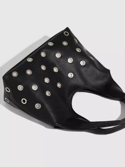 Yehwang Yehwang Schoudertas met stunds | Zwart