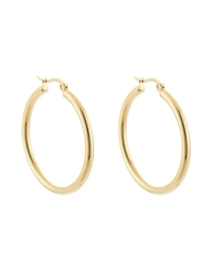 Michelle Michelle 30mm basic hoops | Goud