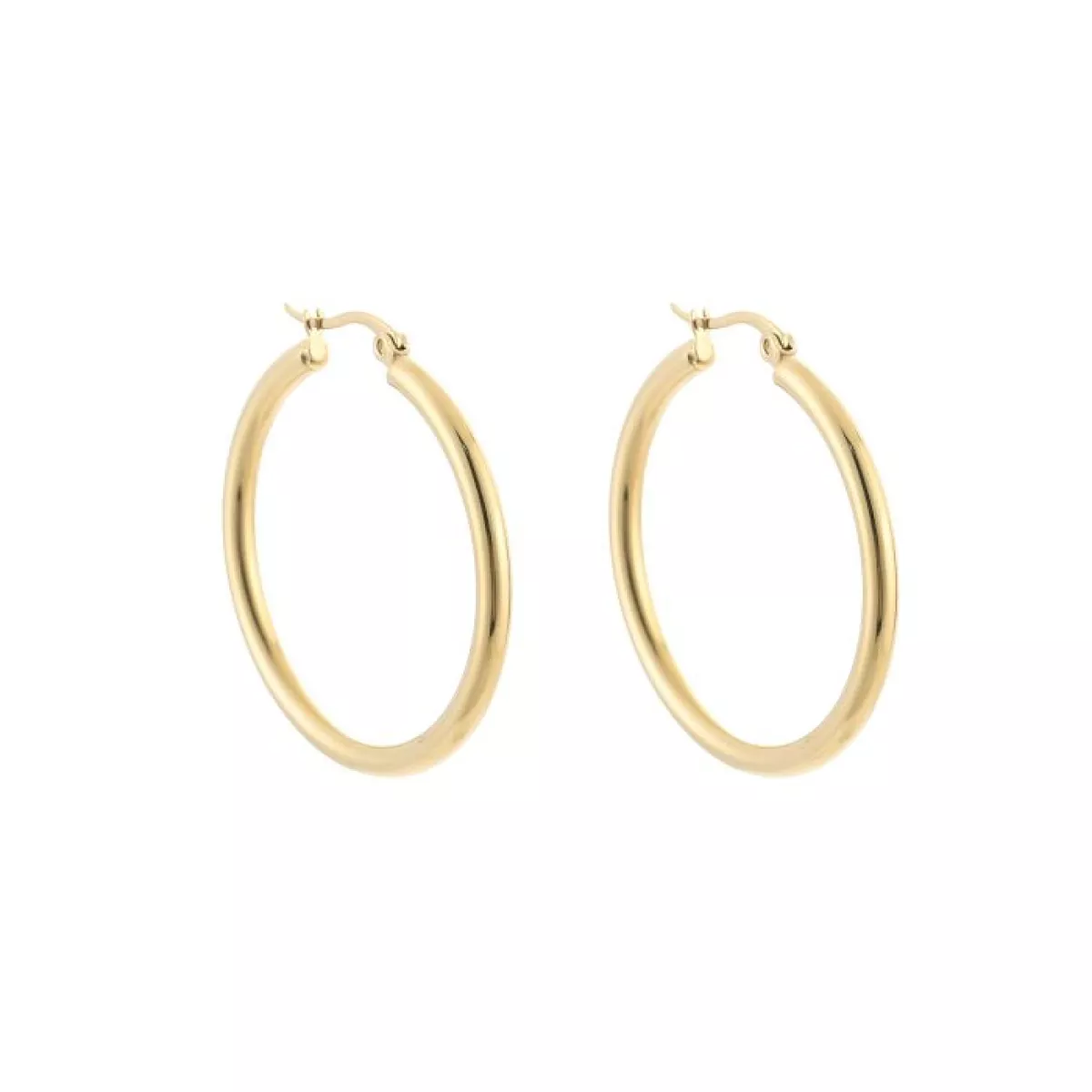 Michelle 30mm basic hoops | Goud 2 Michelle Michelle 30mm basic hoops | Goud