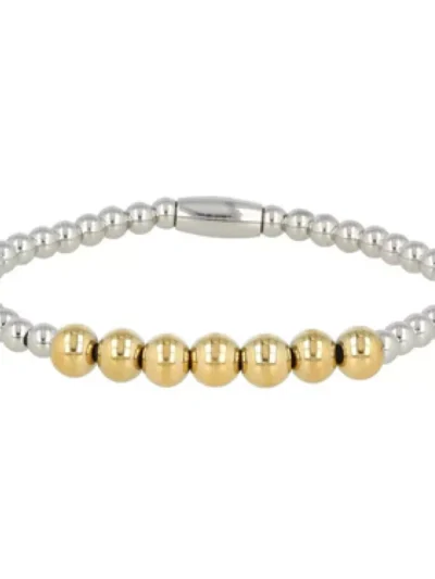 My Bendel My Bendel Armband goud/zilver kralen | Goud