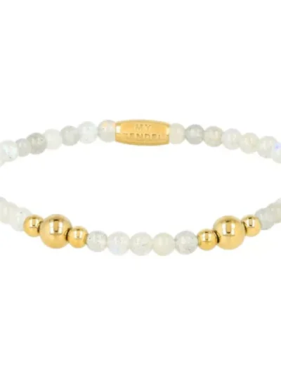 My Bendel My Bendel Armband met labradorite | Goud