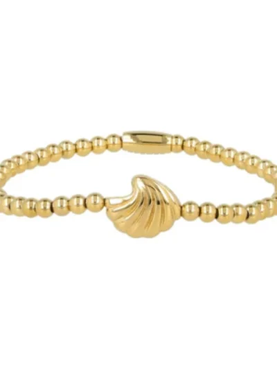 My Bendel My Bendel Armband met schelp | Goud
