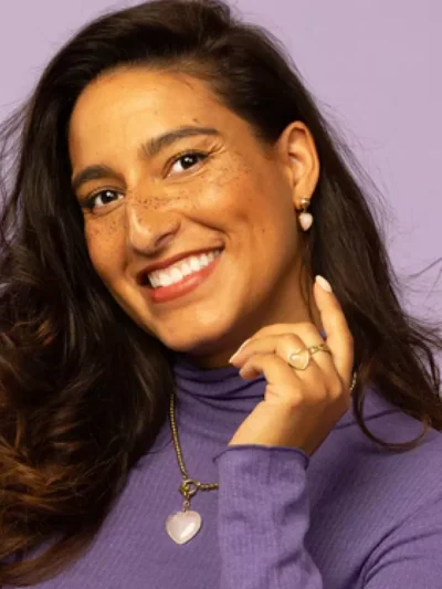 My Bendel My Bendel Ketting met Rose Quartz hart | Goud