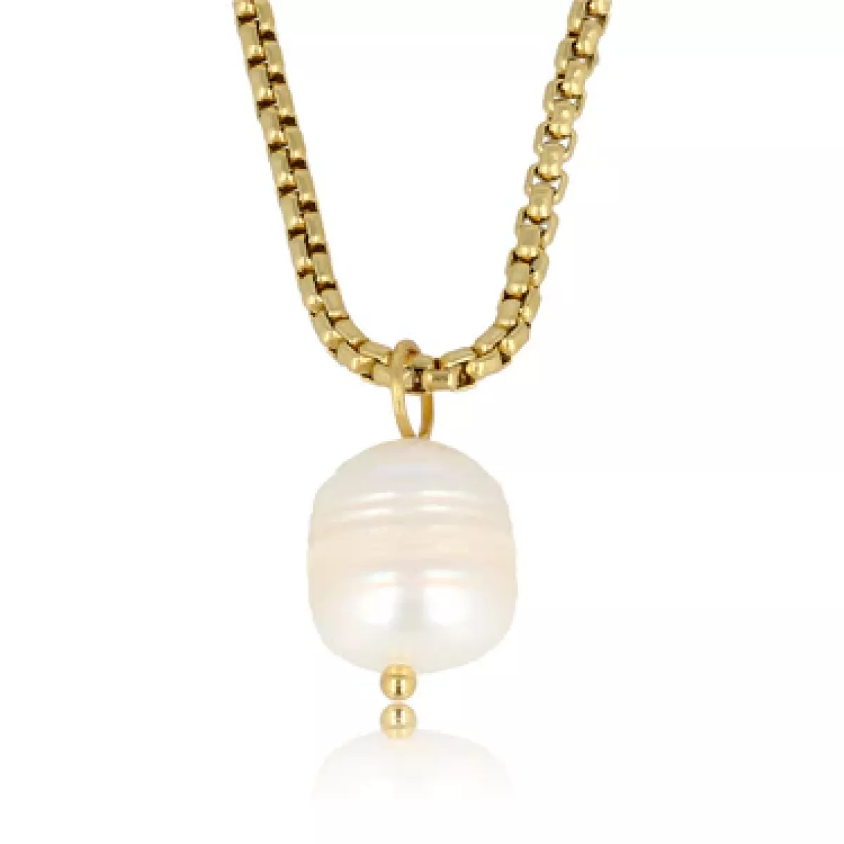 My Bendel My Bendel Ketting met zoetwaterparel | Goud