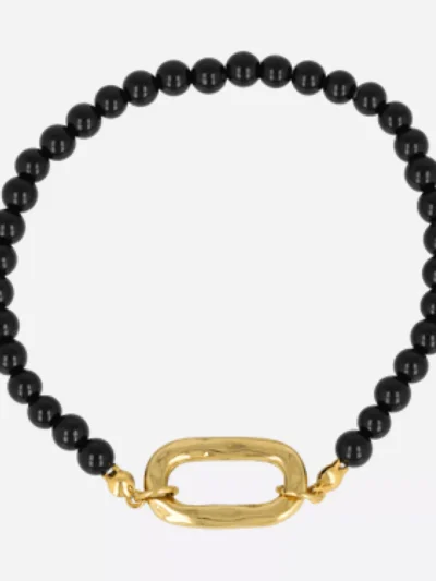 My Bendel My Bendel Onyx armband | Goud