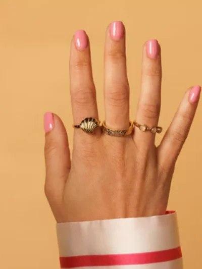 My Bendel My Bendel Ring met bloemenmotief | Goud