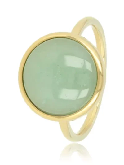 My Bendel My Bendel Ring met Green Fluorite | Goud