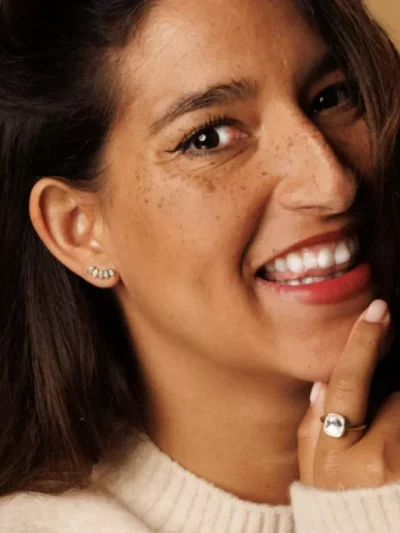 My Bendel My Bendel Ring wit kristal glassteen | Goud