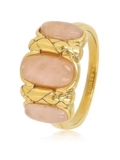 My Bendel My Bendel Rose quartz vintage | Goud