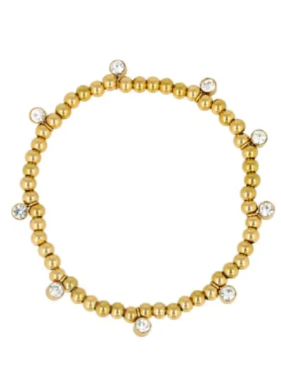 My Bendel My Bendel Stralende kralenarmband | Goud
