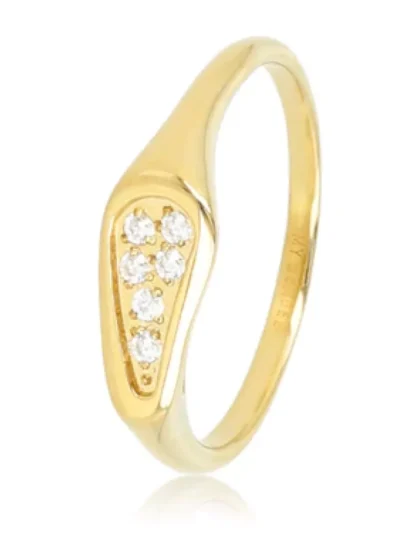 My Bendel My Bendel Unieke ring zirkonia | Goud