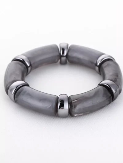 Sunsetfashio Sunsetfashio XL acrylic armband | Grijs