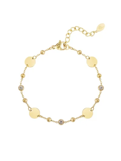 Yehwang Yehwang Armband ronde party | Goud