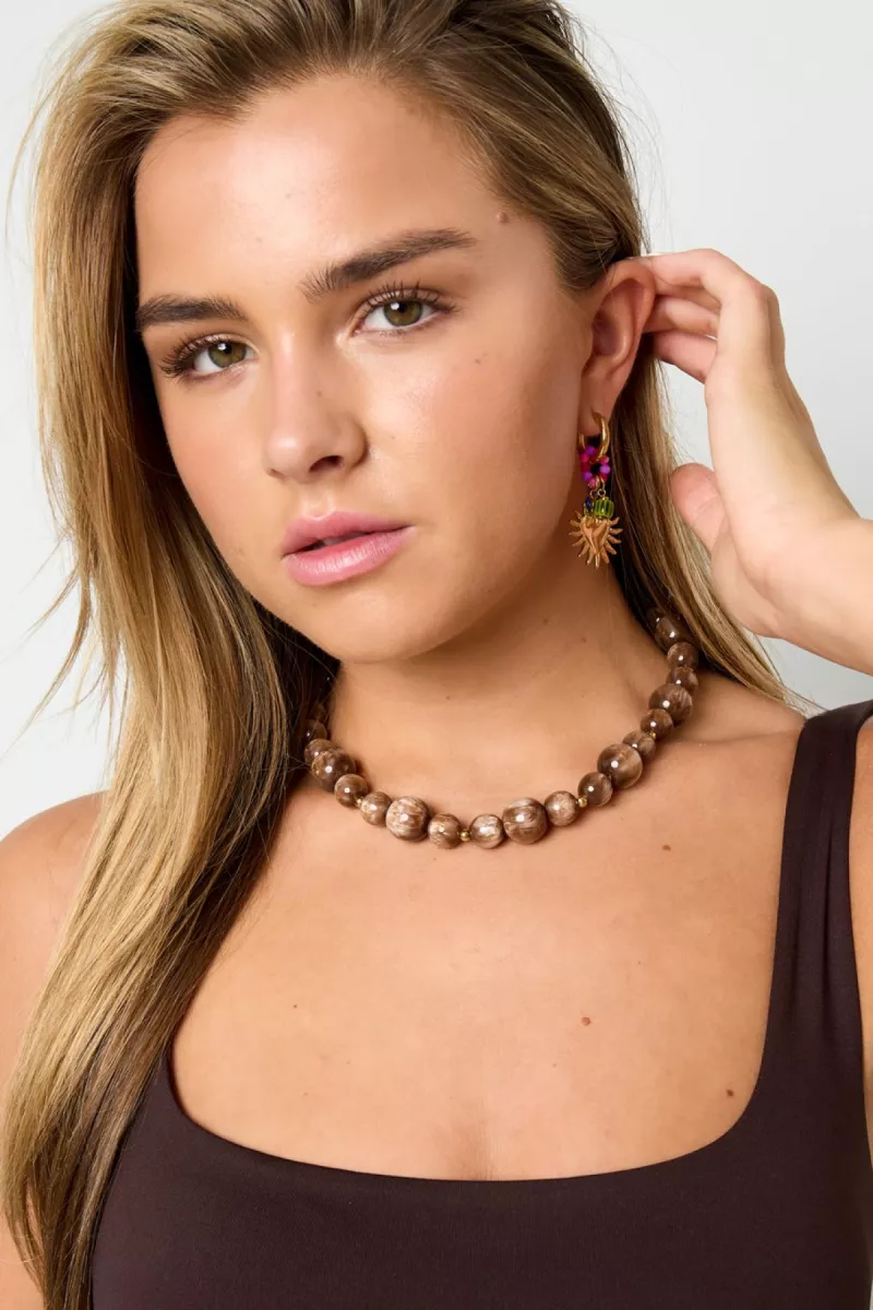 Yehwang Harskralenkettingen | Bruin 2 Yehwang Yehwang Harskralenkettingen | Bruin