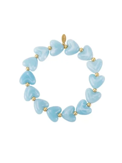 Yehwang Yehwang Hartjes armband | Blauw