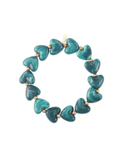 Yehwang Yehwang Hartjes armband | Groen