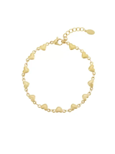 Yehwang Yehwang Multi heart armband | Goud
