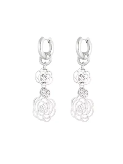 Yehwang Yehwang Oorbellen rose darling | Zilver