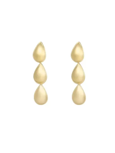 Yehwang Yehwang Oorbellen triple drip | Goud