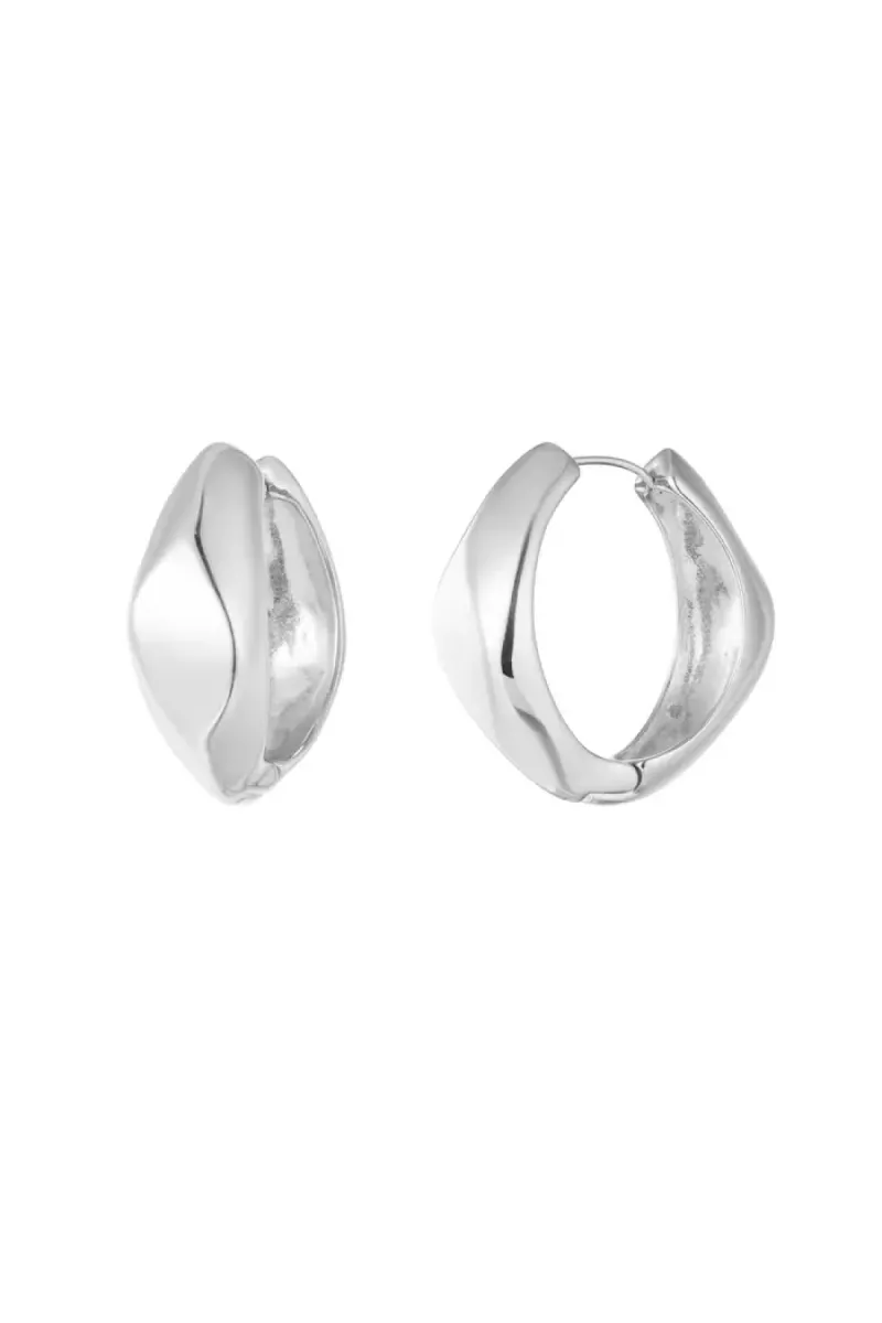 Yehwang Oorringen basic babe | Zilver 1 Yehwang Yehwang Oorringen basic babe | Zilver