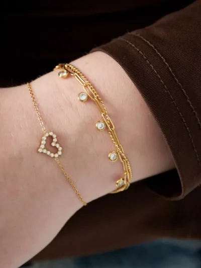Yehwang Yehwang Sparkle Armband | Zilver