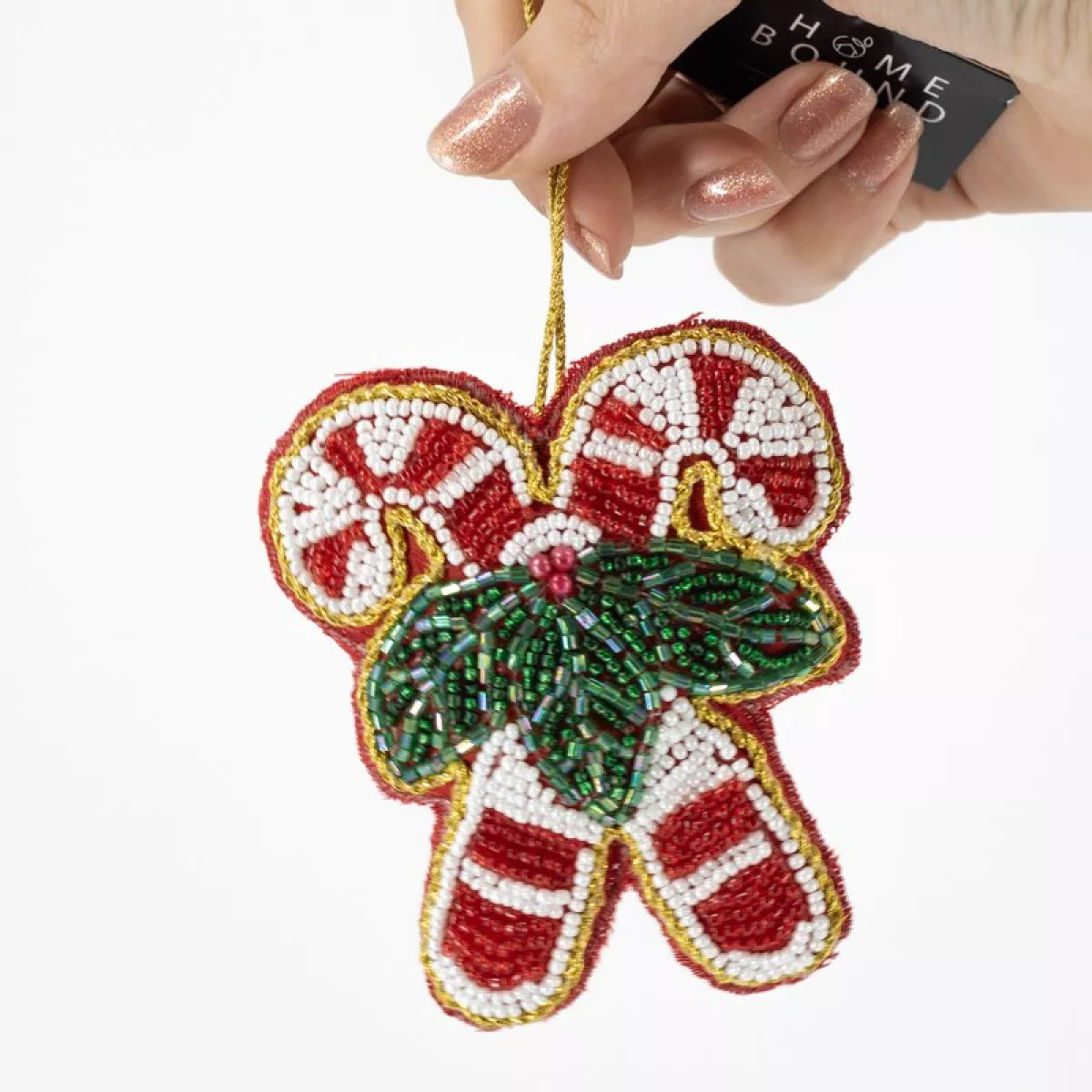 Manoon Hanger kralen candy cane | Rood 2 Manoon Manoon Hanger kralen candy cane | Rood