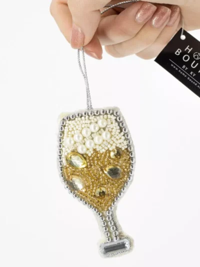 Manoon Manoon Hanger kralen champagne | Wit