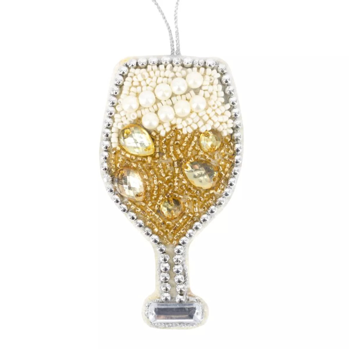 Manoon Hanger kralen champagne | Wit 1 Manoon Manoon Hanger kralen champagne | Wit