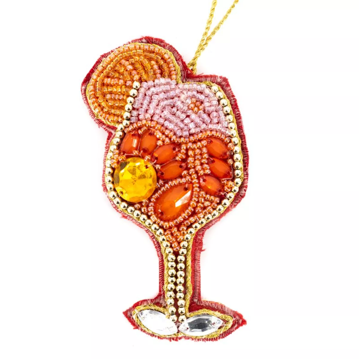 Manoon Hanger kralen cocktail | Oranje 1 Manoon Manoon Hanger kralen cocktail | Oranje