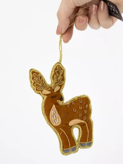 Manoon Manoon Hanger kralen hert | Bruin